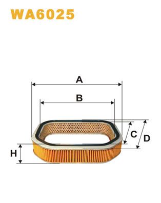 WIX FILTERS Ilmansuodatin WA6025